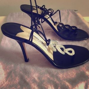 Jimmy Choo Swarovski Jewel heels